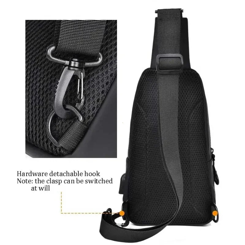 Sac bandoulière avec port USB