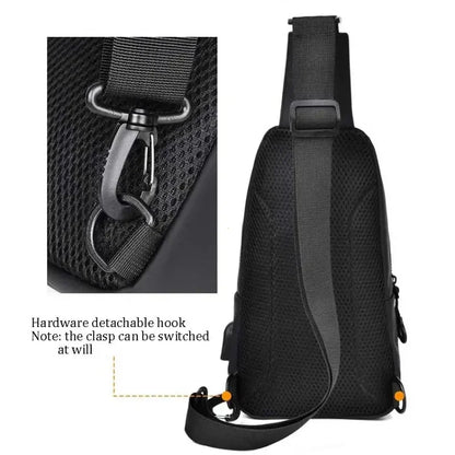 Sac bandoulière avec port USB