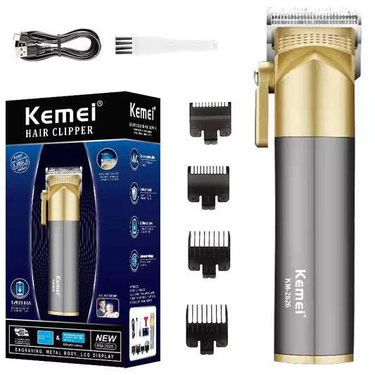 Mini tondeuse à cheveux rechargeable Kemei