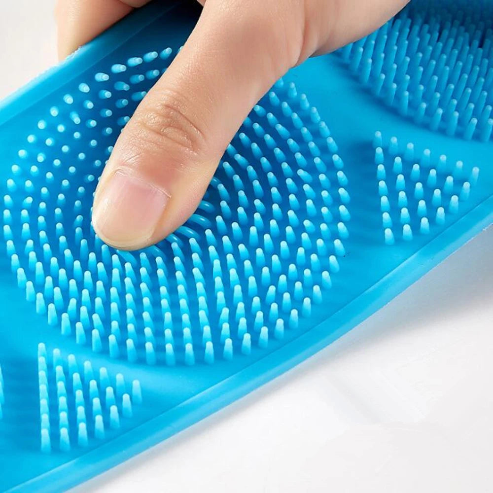 Brosse à récurer en silicone pour le corps