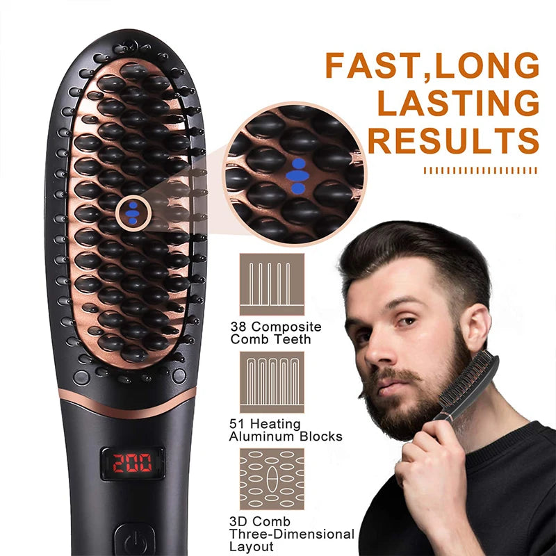 Lisseur à barbe en céramique