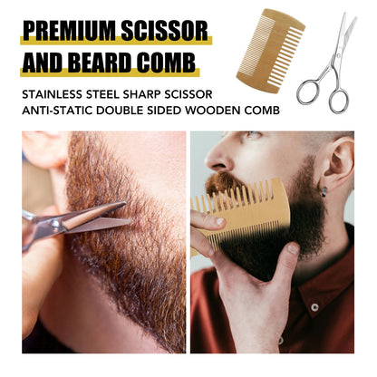 Kit de soins de la barbe 5 pièces
