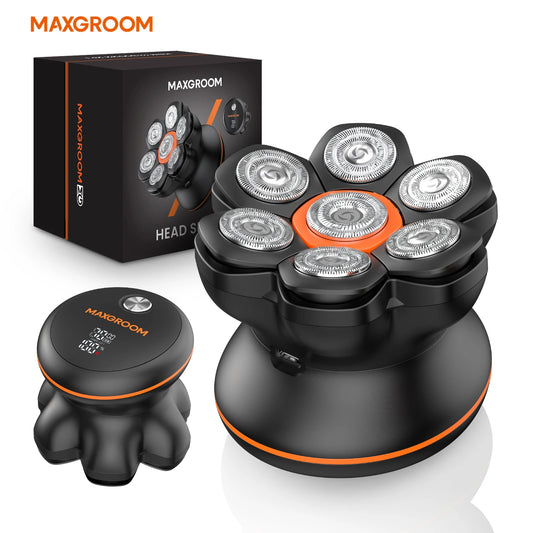 MAXGROOM 7D Wet & Dry Head Shaver