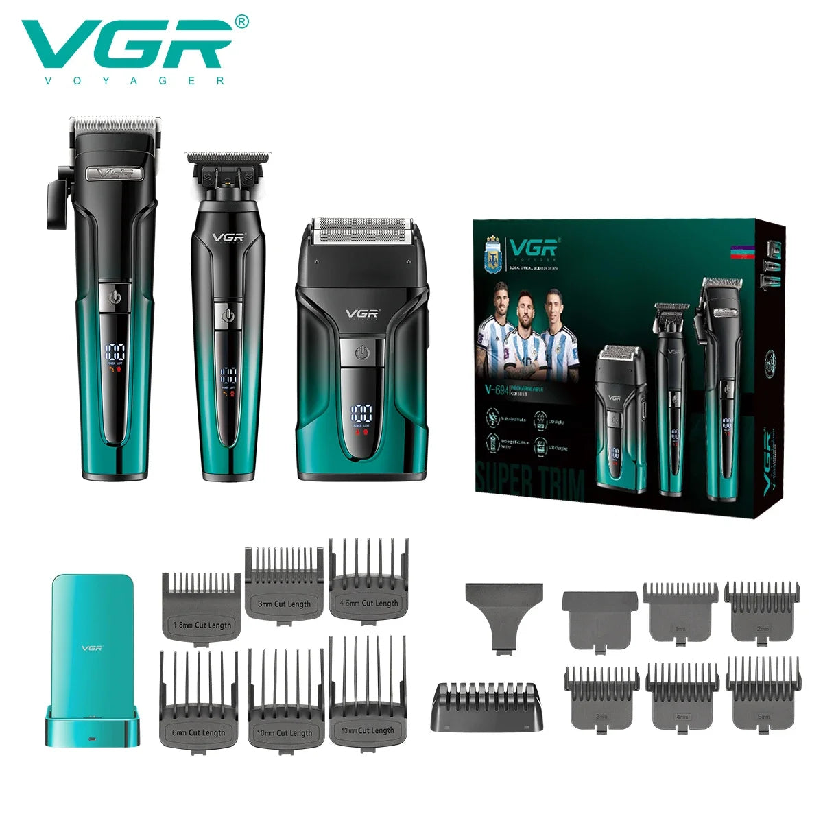 Ensemble de tondeuse à cheveux VGR