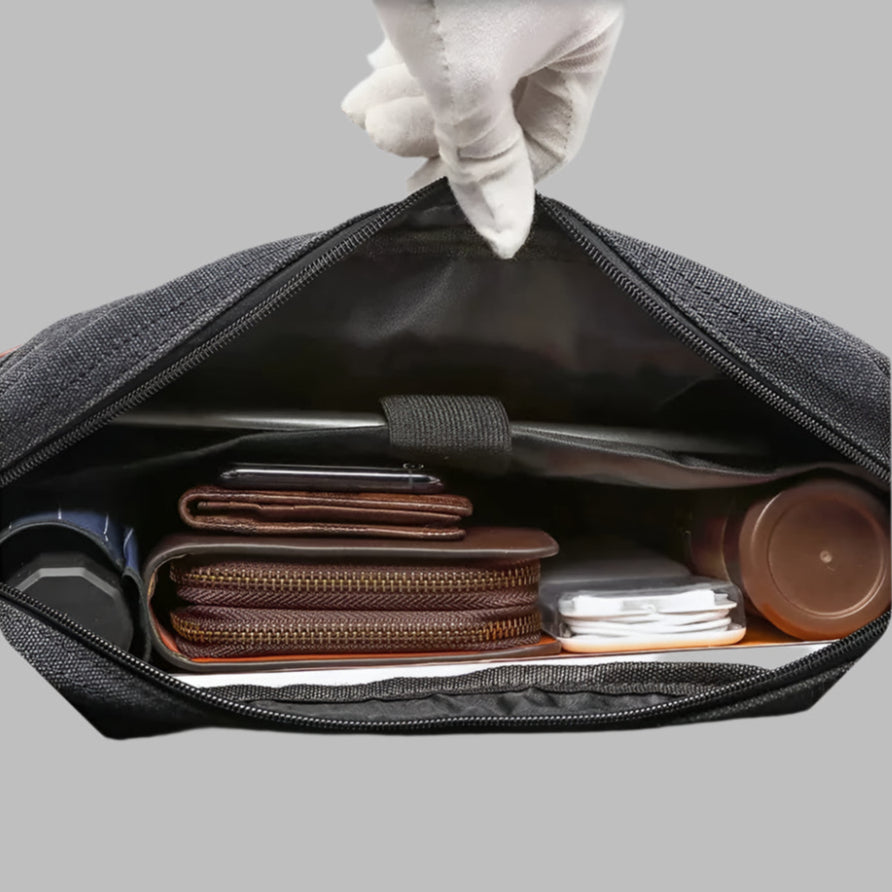 Sac messager rétro en toile
