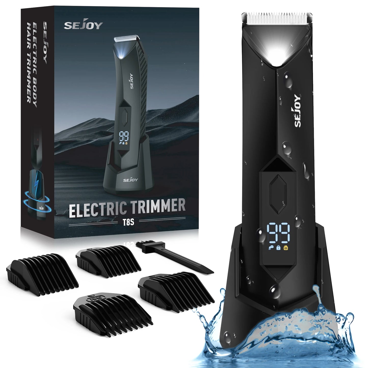Sejoy T8S Electric Body Hair Clippers
