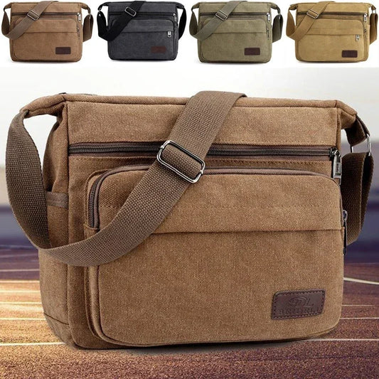 Classic Canvas Crossbody Shoulder Bag
