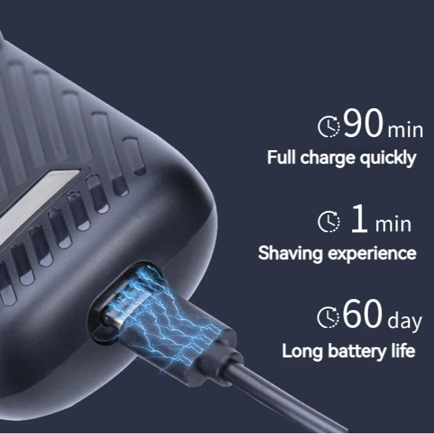 Reciprocating Three Speed Electric Shaver