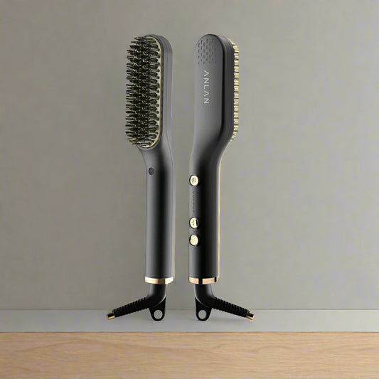 Heated Ceramic Beard Straightening Brush