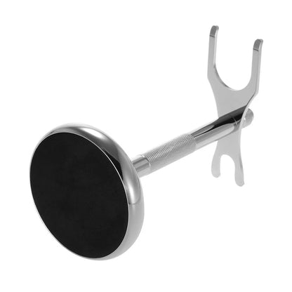 Chrome Razor and Brush Stand