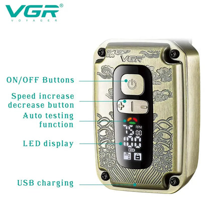 Rasoir électrique rechargeable et étanche VGR