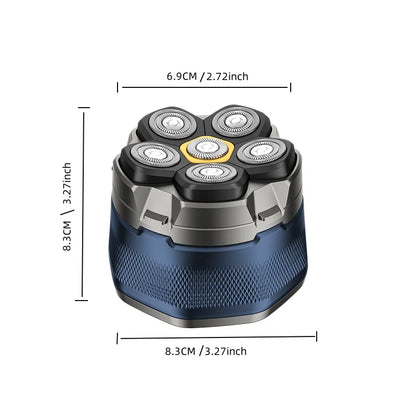 Titanium Electric Head Shaver