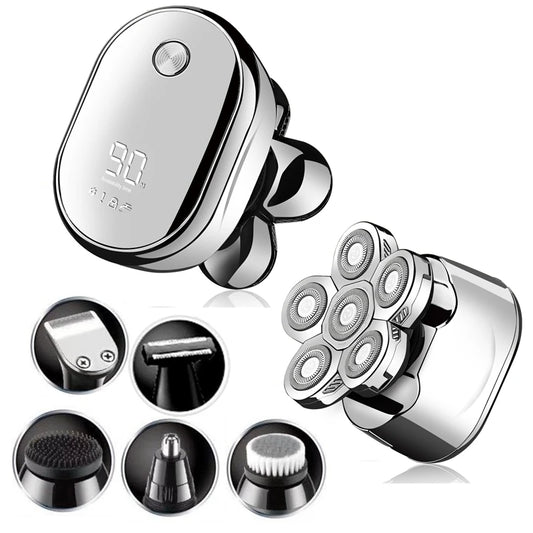 Digital Display Head Shaver & Grooming Kit