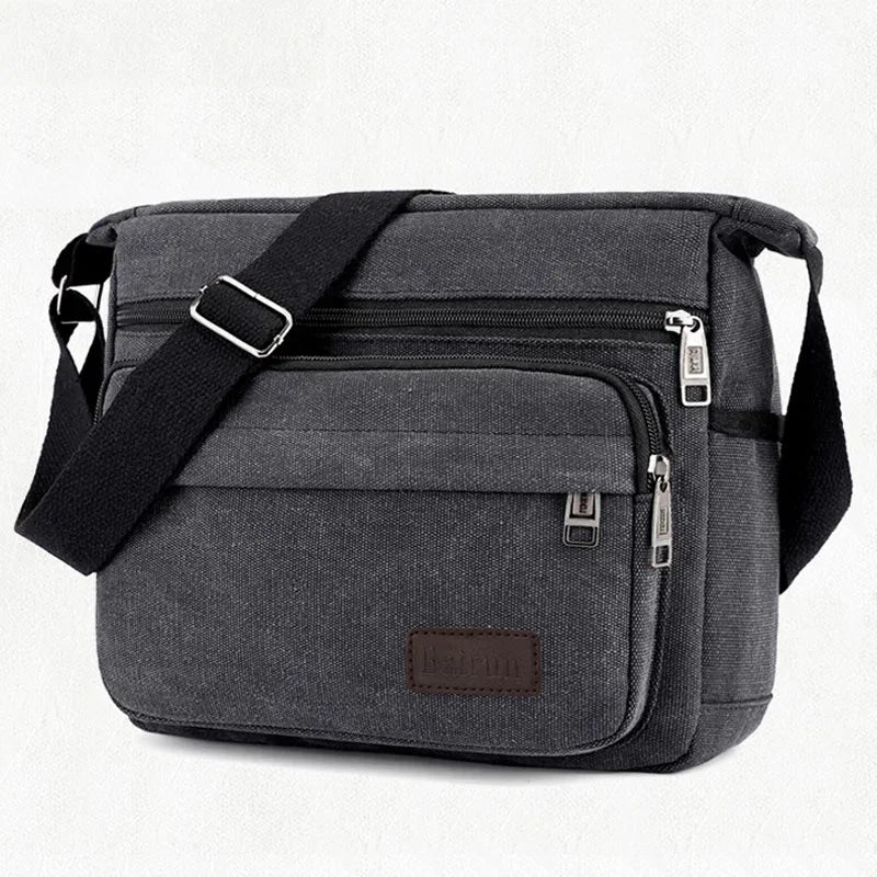 Classic Canvas Crossbody Shoulder Bag