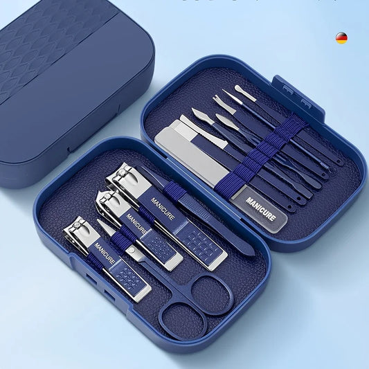 13 Pcs Stainless Steel Nail Clipper Tool Set