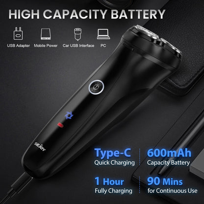 SEJOY Powerful USB Electric Shaver