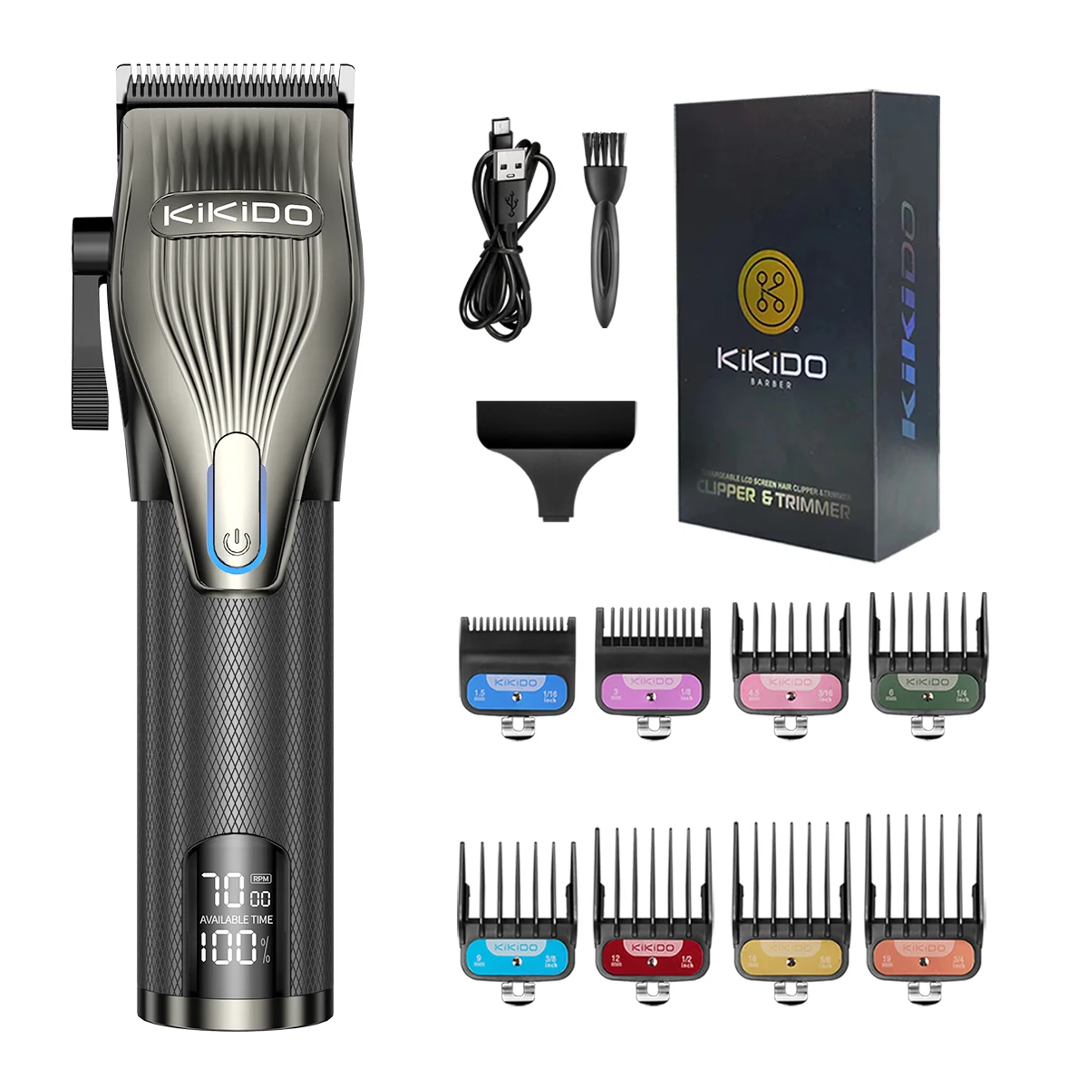 Tondeuse à cheveux sans fil KIKIDO 7000 tr/min
