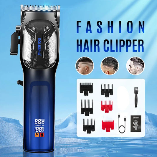 LCD Screen Waterproof Hair Clipper