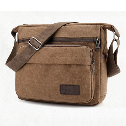 Classic Canvas Crossbody Shoulder Bag