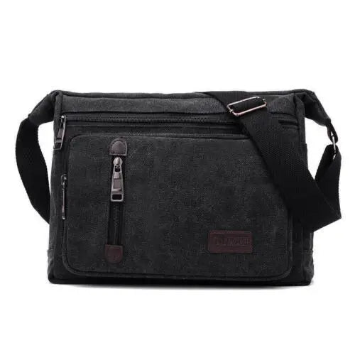 Sac messager à bandoulière en toile