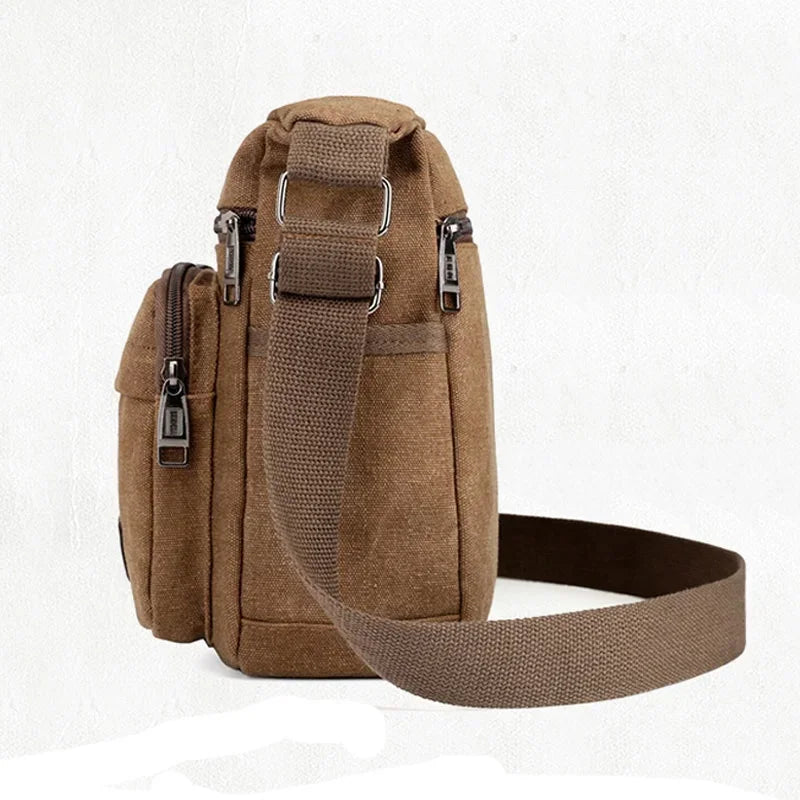 Classic Canvas Crossbody Shoulder Bag
