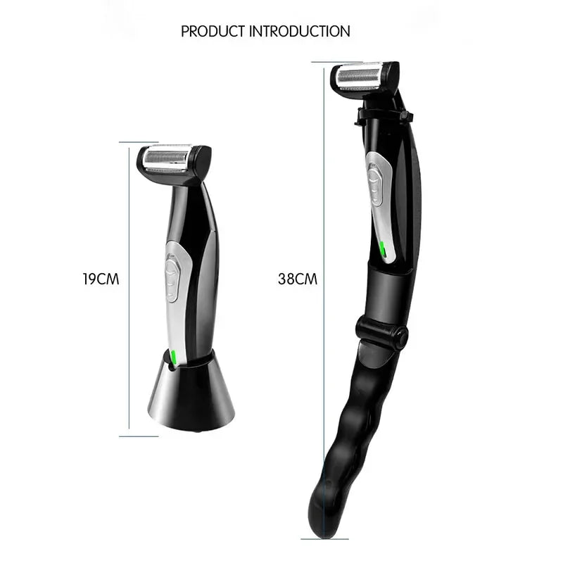 Rasoir extensible USB pour le dos et le corps