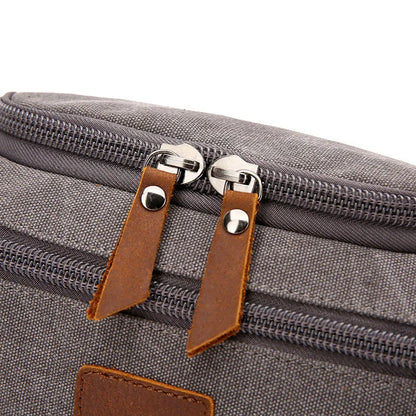 Durable Canvas Toiletry Wash Bag