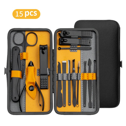 10/15/25pcs Pro Stainless Steel Clipper Set