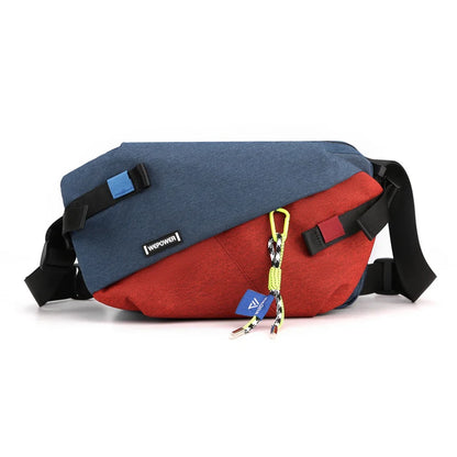 Nylon Panelled Back and Chest Pack