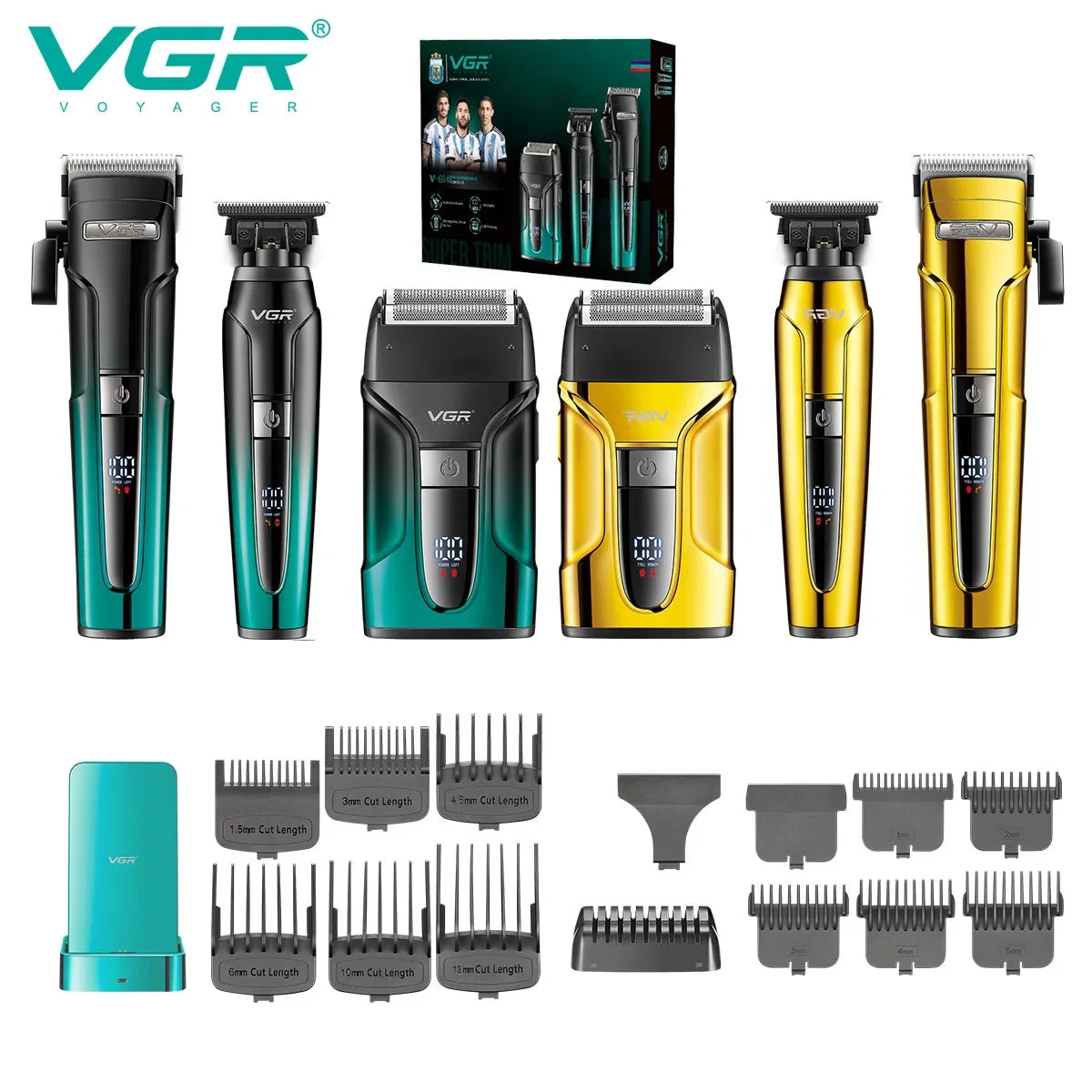 Ensemble de tondeuse à cheveux VGR