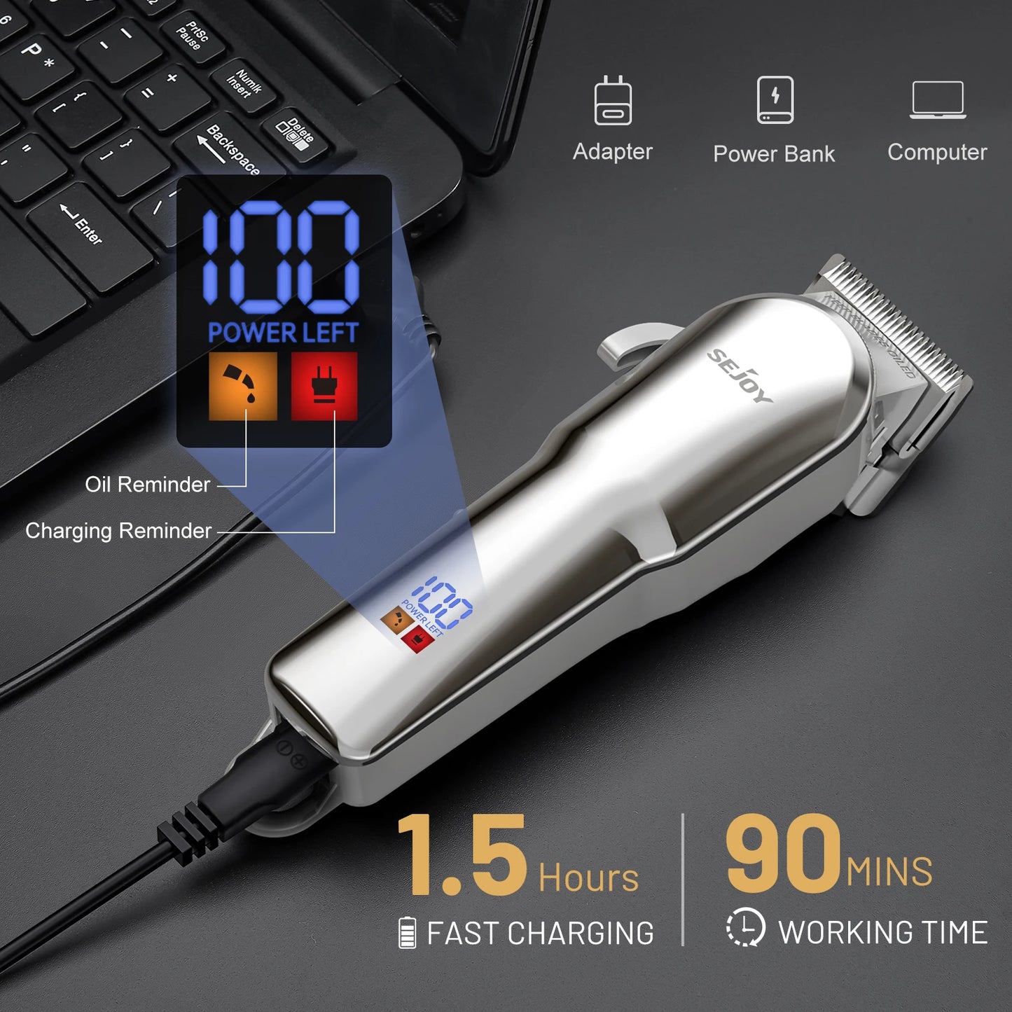 Sejoy Professional Hair Clipper Set