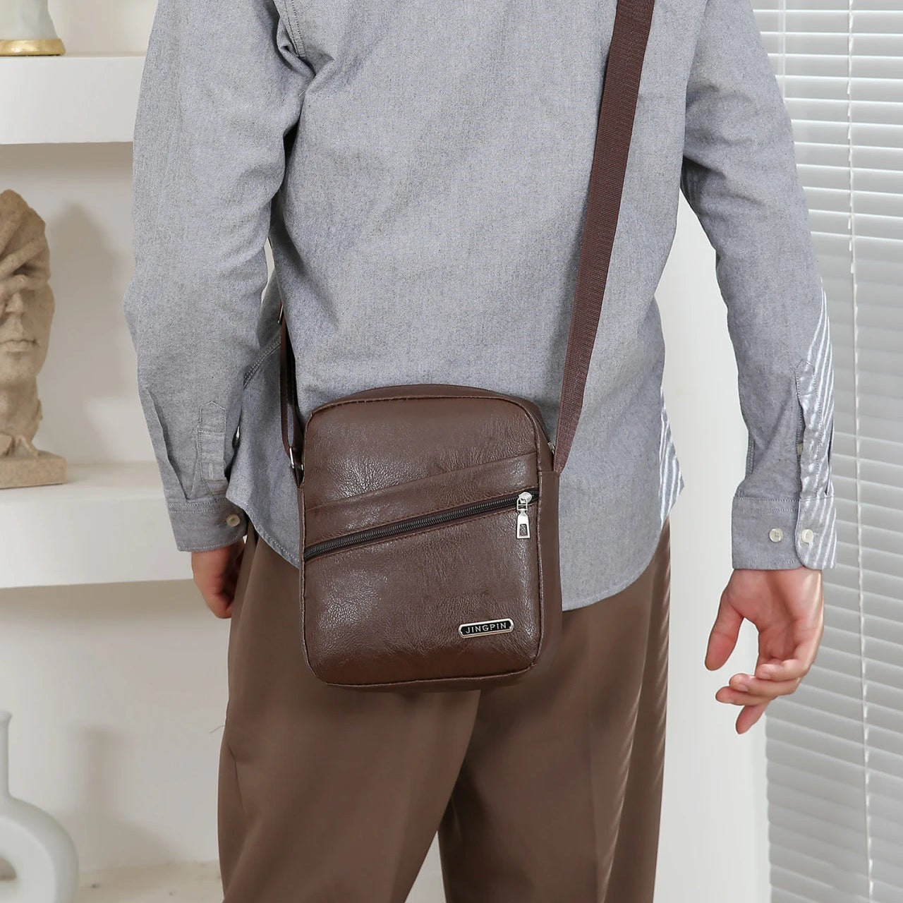 Sac à bandoulière imperméable en PU