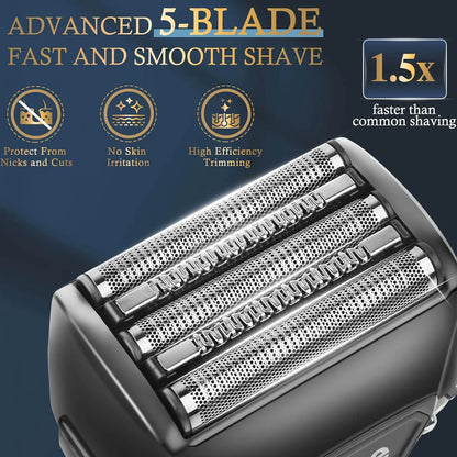 Kemei 5-Blade System Electric Shaver