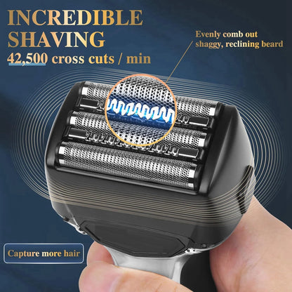 Kemei 5-Blade System Electric Shaver
