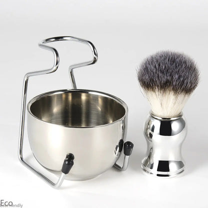 Blaireau et bol de rasage Barber Beard