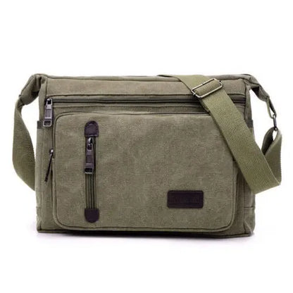 Sac messager à bandoulière en toile
