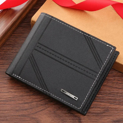 Frosted Leather Multi-Slot Wallet