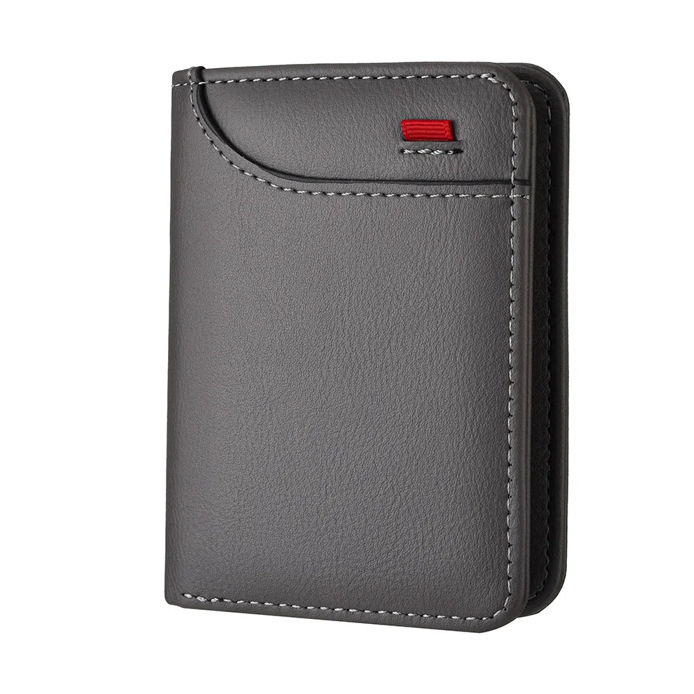Portefeuille vertical multi-cartes en PU