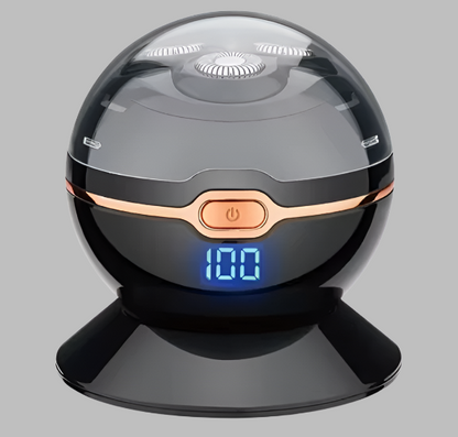 Rasoir électrique sphérique rechargeable pour barbe