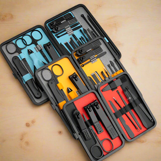 10/15/25pcs Pro Stainless Steel Clipper Set