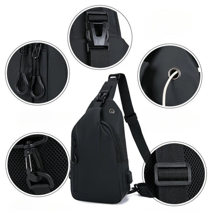 Sac bandoulière avec port USB