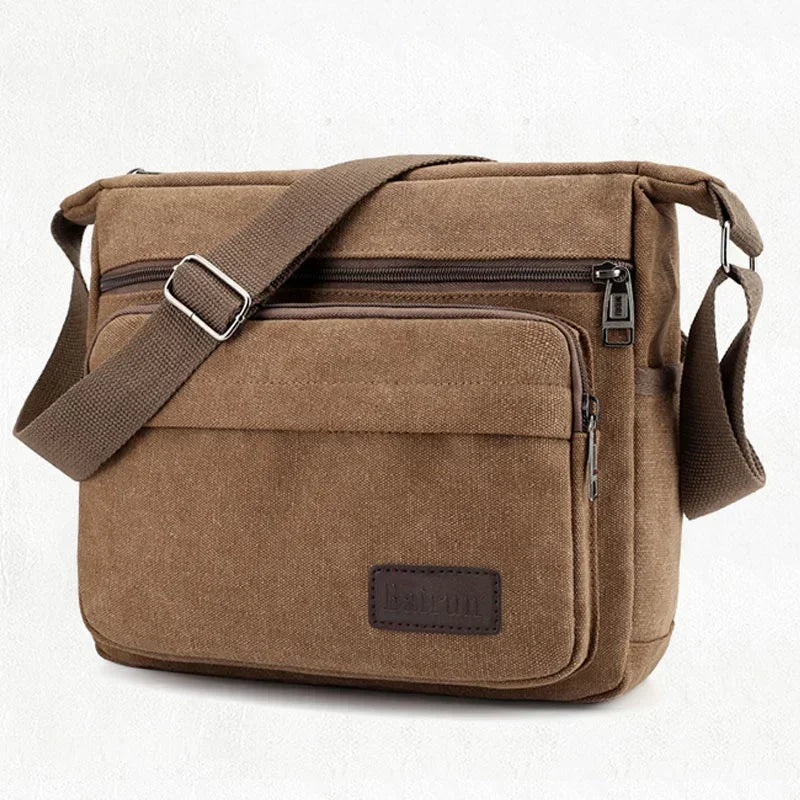 Classic Canvas Crossbody Shoulder Bag