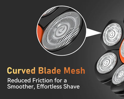MAXGROOM 7D Wet & Dry Head Shaver