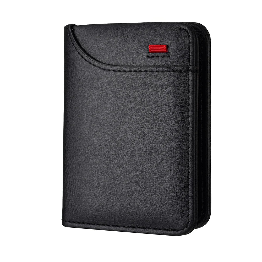 Portefeuille vertical multi-cartes en PU