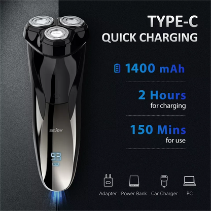 SEJOY 3D Wet & Dry Electric Shaver