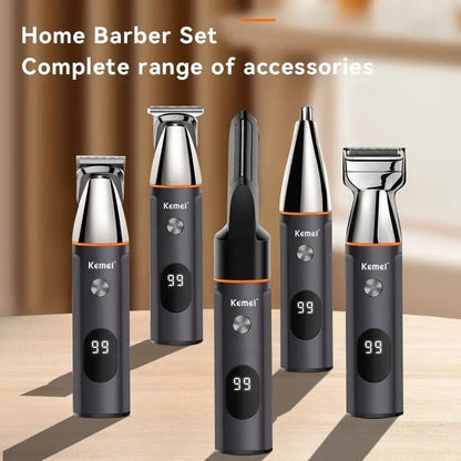 Kemei 5 in 1 Electric Grooming Kit