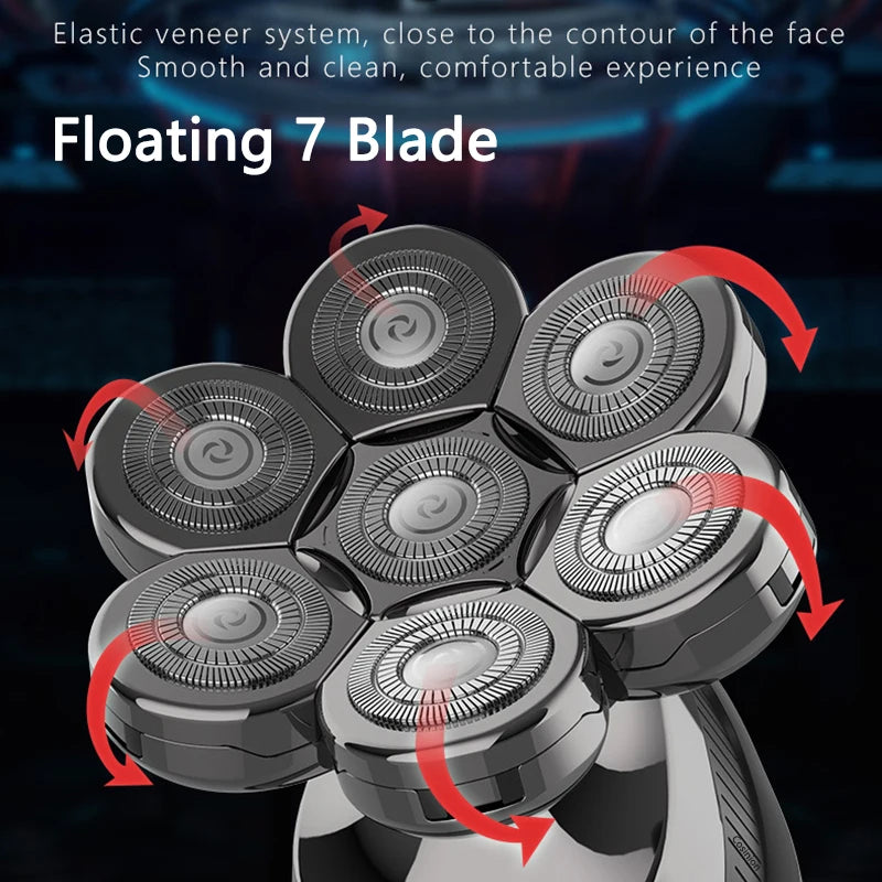 5 IN 1 Electric Head Shaver Set