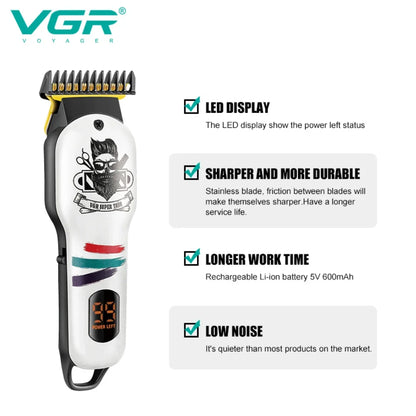 Ensemble de tondeuses rechargeables sans fil VGR Pro