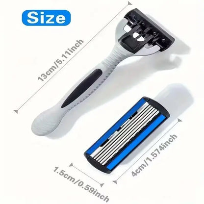 Disposable Head 6 Blade Razors