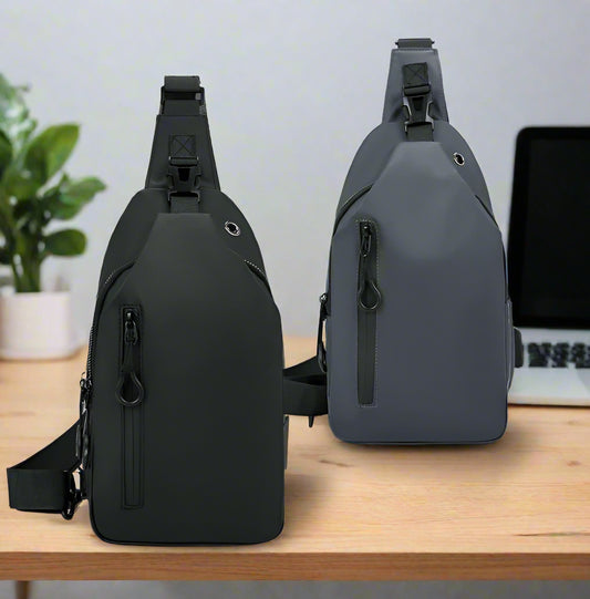 Sac bandoulière avec port USB